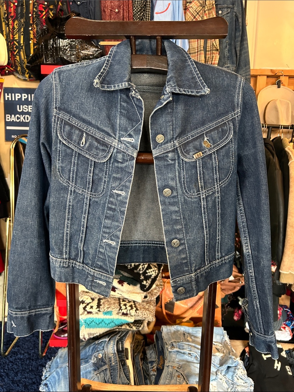 Lee vintage Classic Blue Denim Jean Jacket